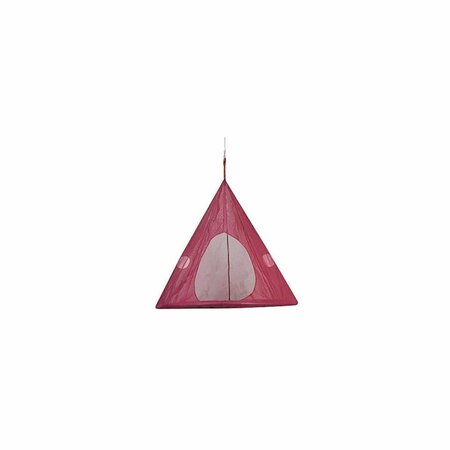 PATIOPLUS TearDrop Hanging Chair, Red PA2578073